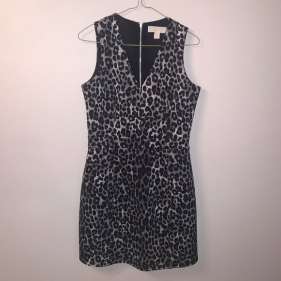 Michael Michael Kors Leopard Print Dress M - Picture 4 of 10